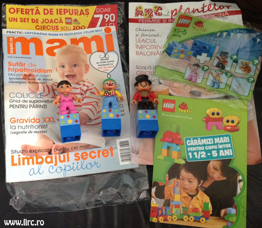 Revista MAMI si cadou setul de joaca Lego Duplo, editia Mai 2013